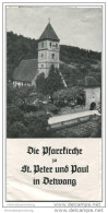 Detwang - Pfarrkirche Zu St. Peter Und Paul - Faltblatt Mit 7 Abbildungen - Bayern