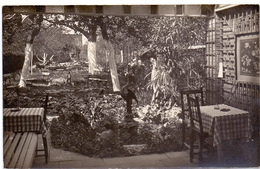 Fotokaart Carte Photo - Mortsel - Rue Wouw 12 - Crèmerie César - Tuin - Mortsel