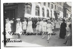 DEVANTURE CREDIT LYONNAIS - PROCESSION - POUR HERPIN CHERBOURG MANCHE - CARTE PHOTO - Banks