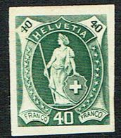 * ESSAIE DE TIMBRE 1882 C/.S.B.K. Nr:40c. COULEUR VERT FONCE . * - Ungebraucht