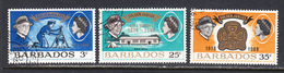 Barbados 1968 Cancelled, Sc# 306-308, SG 375-377 - Barbados (1966-...)