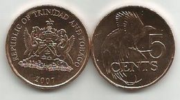 Trinidad And Tobago 5 Cents 2007. UNC - Trinidad En Tobago