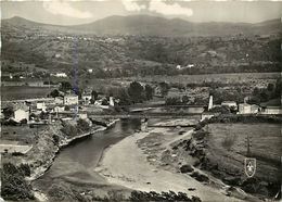 - Puy De Dôme -ref-A331- Vic Le Comte - Longues - Plage Et Pont Suspendu - Ponts Suspendus -  Carte Bon Etat - - Vic Le Comte