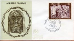 Andorre,Andorra ;  FDC 1968 " Fresques Du XVIème Siècle " - Brieven En Documenten