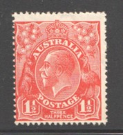 1½d. Scarlet  Wmk 5 (Small Multiple Wmk)MM - MH - Mint Stamps