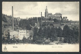 +++ CPA - Allemagne - WEIDA - Blick A. D. Schloss  // - Weida