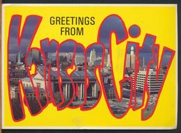 °°° 11414 - USA - KS - GREETINGS FROM KANSAS CITY - 1988 With Stamps °°° - Kansas City – Kansas