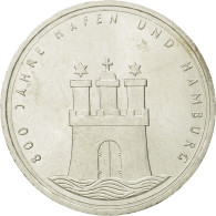 Monnaie, République Fédérale Allemande, 10 Mark, 1989, Hamburg, Germany, SUP - Other & Unclassified