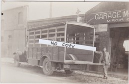 MARIEMBOURG-CAMION-GARAGE-GUSTAVE MIROIR-TRANSPORTS-DEMENAGEMENTS-SUPER-ANIMATION-CARTE-PHOTO-VOYEZ LES 2 SCANS ! ! - Couvin