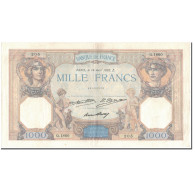 France, 1000 Francs, 1 000 F 1927-1940 ''Cérès Et Mercure'', 1932-04-14, SUP - 1 000 F 1927-1940 ''Cérès Et Mercure''