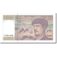 France, 20 Francs, 20 F 1980-1997 ''Debussy'', 1993, NEUF, Fayette:66bis.5 - 20 F 1980-1997 ''Debussy''