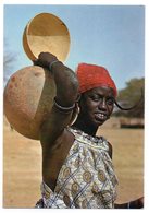 CPM     HAUTE VOLTA  - BURKINA FASO  -      ARIBINDA   JEUNE FILLE FOULSE ALLANT A LA CORVEE D EAU - Burkina Faso