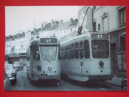 BELGIQUE - BRUXELLES - PHOTO 15X 10 - TRAM - TRAMWAY - LIGNE 5 - - Public Transport (surface)