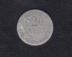 ISLA CRISTINA.  20 CÉNTIMOS JMG.  FABRICA SALAZONES -  Monnaies De Nécessité