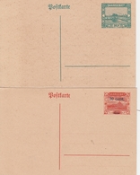 Sarre 2 Entiers Postaux Différents - Postal Stationery