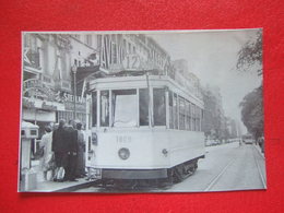 BELGIQUE - BRUXELLES -  ANVERS  PHOTO 15 X 10 - TRAM - TRAMWAY - LIGNE  12 - PHOTO HALL - - Public Transport (surface)