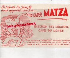 BUVARD ELEPHANT - CAFES MATZA - Tiere