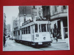 BELGIQUE - BRUXELLES - PHOTO 15 X 10 - TRAM - TRAMWAY - LIGNE  23 - RUE MARCHE AUX POULETS - - Public Transport (surface)