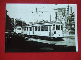 BELGIQUE - BRUXELLES - PHOTO 15 X 10 - TRAM - TRAMWAY - LIGNE 20 - ANNEE 60... - Public Transport (surface)