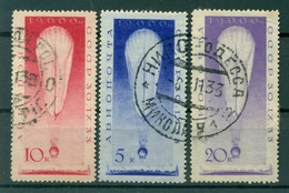 URSS 1933 - Y & T N. 38/40 Poste Aérienne - Ballon "URSS" (ii) - Gebruikt