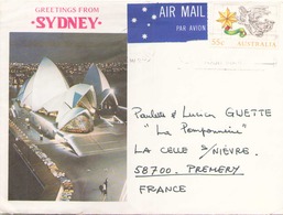 AUSTRALIE ENVELOPPE DE SYDNEY POUR PREMERY - Storia Postale