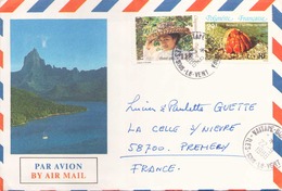 POLYNESIE ENVELOPPE DU 2 SEPTEMBRE 1986 DE VAITAPE POUR PREMERY - Covers & Documents