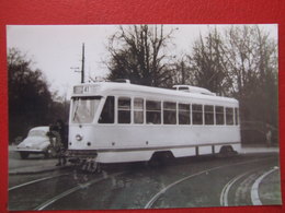 BELGIQUE - BRUXELLES - PHOTO 13.5 X 9.8 - TRAM - TRAMWAY - BUS -  LIGNE 41 - ANNEE 1960... - " RARE " - - Public Transport (surface)