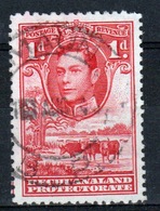 Bechuanaland Protectorate 1938 George VI 1d Scarlet Definitive Stamp. - 1885-1964 Bechuanaland Protectorate