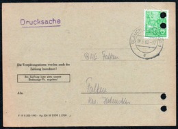 B6513 - Glauchau - Bedarfspost Firmenpost Rechnung Drucksache - 1950 - ...