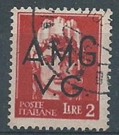 1945-47 TRIESTE AMG VG USATO 2 LIRE - RR5092-2 - Gebraucht