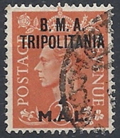 1948 OCCUPAZIONE INGLESE TRIPOLITANIA BMA USATO 4 MAL - RR12497-2 - Tripolitania