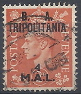 1950 OCCUPAZIONE BRITANNICA TRIPOLITANIA BA USATO 4 MAL - RR11978 - Tripolitaine