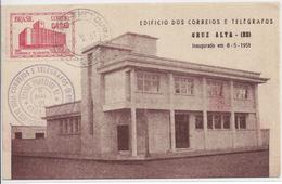 BRAZIL - 1951 - MAXIMUM CARD - PARTICULAR - CRUZ ALTA POST OFFICE .......... WNV - Maximum Cards