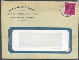 1Fr50 Léopold III V -10% Obl. Sc OBOURG Sur Devant De  Lettre  FILATURE Saint-DENIS) Vers Anvers - 13230 - 1946 -10%