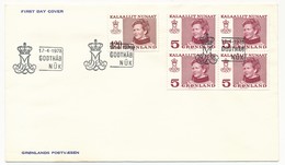 GROENLAND - 4 FDC De 1978 + 1 De 1980 - Koningin Margrethe II - Briefe U. Dokumente