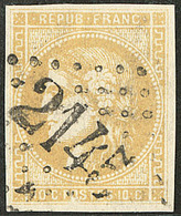 No 43IIj, Pos. 14, Obl Gc 2145. - TB - 1870 Bordeaux Printing