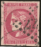 No 49, Rose Foncé. - TB - 1870 Bordeaux Printing