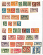 * Collection. 1924-1945(Poste, PA, Taxe), Valeurs Et Séries Moyennes, Qqs Doubles, Assez Complète. - TB - Other & Unclassified