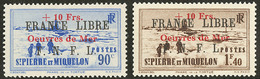 ** France-Libre. Nos 311A, 311B. - TB - Other & Unclassified