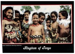 (201) Kingdom Of Tonga Childrens Postcard - Tonga