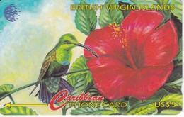 TARJETA DE ISLAS VIRGENES DE UN COLIBRI 25CVBA - Virgin Islands
