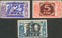 *NE35/37. 1938. Serie Completa. NO EMITIDA. MAGNIFICA Y RARA. Cert. EXFIMA. Edifil 2018: 1.120 Euros - Autres & Non Classés