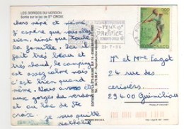 Beau Timbre , Stamp " Olympiade " Sur CP , Carte , Postcard Du  25/07/1996 - Covers & Documents