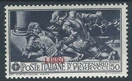 1930 EGEO LIPSO FERRUCCI 50 CENT MH * - RR13573 - Egée (Lipso)