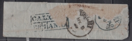 India QV Era  1870's   Unfranked  Postage Due  Small Cover  2  Scans  #  11769  D Inde Indien - 1858-79 Kolonie Van De Kroon