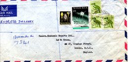 NIGERIA. N°140 De 1963 Enveloppe Ayant Circulé. Satellite Syncom. - Africa