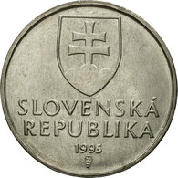 Monnaie, Slovaquie, 2 Koruna, 1995, TTB, Nickel Plated Steel, KM:13 - Slowakei