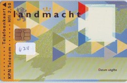 NEDERLAND CHIP TELEFOONKAART CRD 624 * LANDMACHT * Telecarte A PUCE PAYS-BAS ONGEBRUIKT MINT - Army