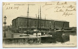 CPA - Carte Postale - Belgique - Bruxelles - L'entrepôt - 1904  ( SV5417 ) - Hafenwesen