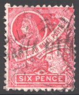 Victoria And Arms Of Colony 6d. Carmine Perf 12  SG 256b - Used Stamps